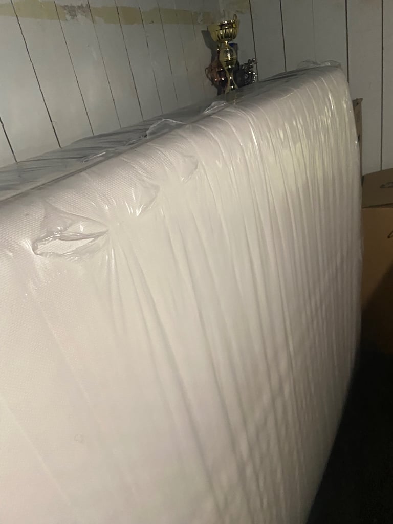 Double bed with double mattress included 