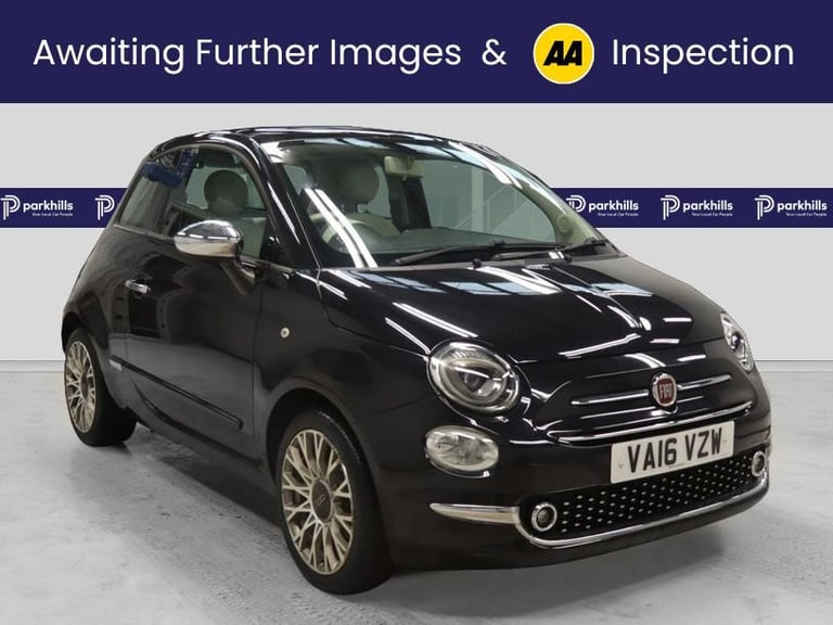 2016 Fiat 500 1.2 Lounge Hatchback 3dr Petrol Manual Euro 6 (s/s) (70 bhp) - AA INSPECTED Hatchba...