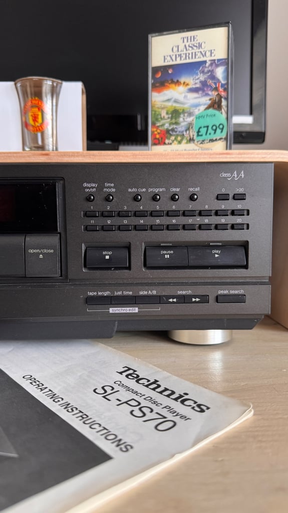 Technics SL-PS70 CD deck separate