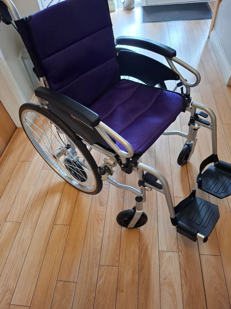 image for Careco evolution self propelled wheelchair. Wide seat. 6 wheels. 