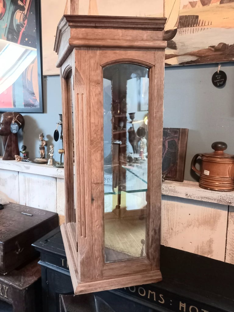 Oak Jewellery Display Cabinet