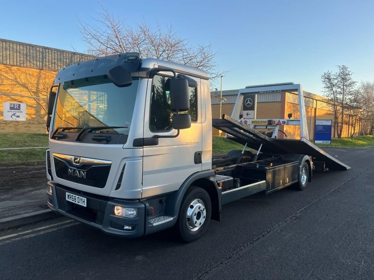 2018 MAN TGL ROGER DYSON TILT AND SLIDE WITH SPEC LIFT Vehicle Transporter Diesel Manual