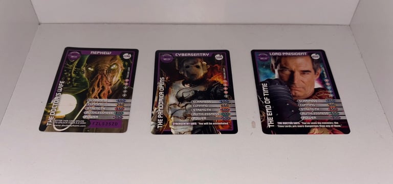 10 Doctor Who Battle in Time Cards 