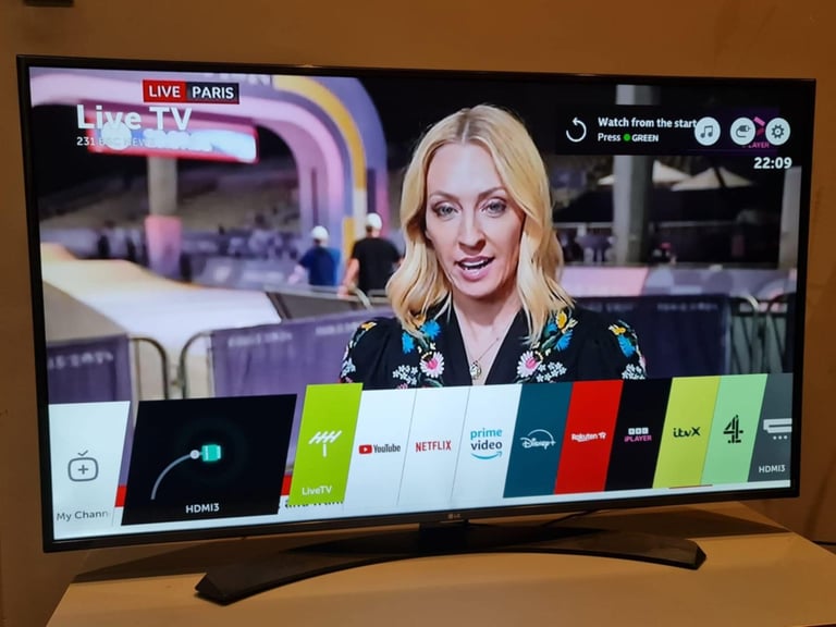 Smart LG 4K UHD 49inch HDR Tv 