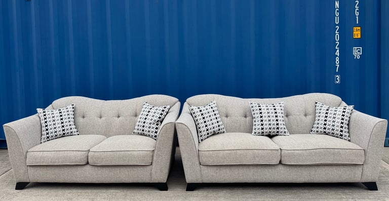 image for Sofology Bartelli 3 + 2 Seater Sofas Set. £650 Can Deliver