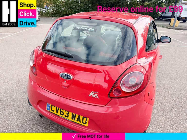 2014 Ford Ka 1.2 Edge 3dr [Start Stop] HATCHBACK PETROL Manual