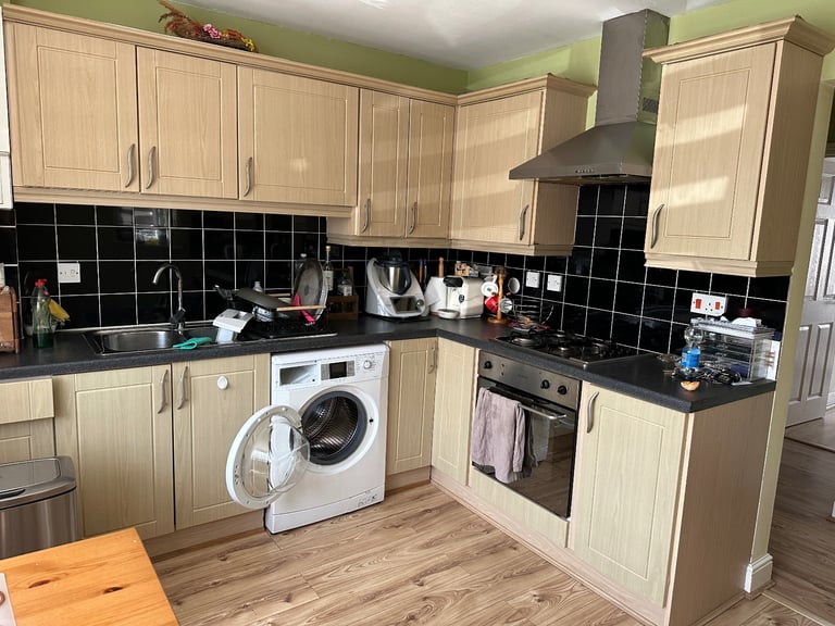 Old kitchen units
