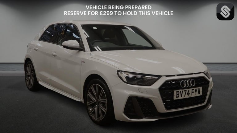2024 Audi A1 1.0 TFSI 30 S line Sportback 5dr Petrol Manual Euro 6 (s/s) (116 ps) Hatchback Petro...
