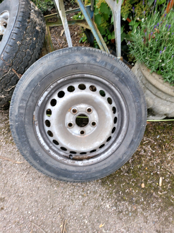 image for Steel Van wheel and tyre. 205 65 R16c
