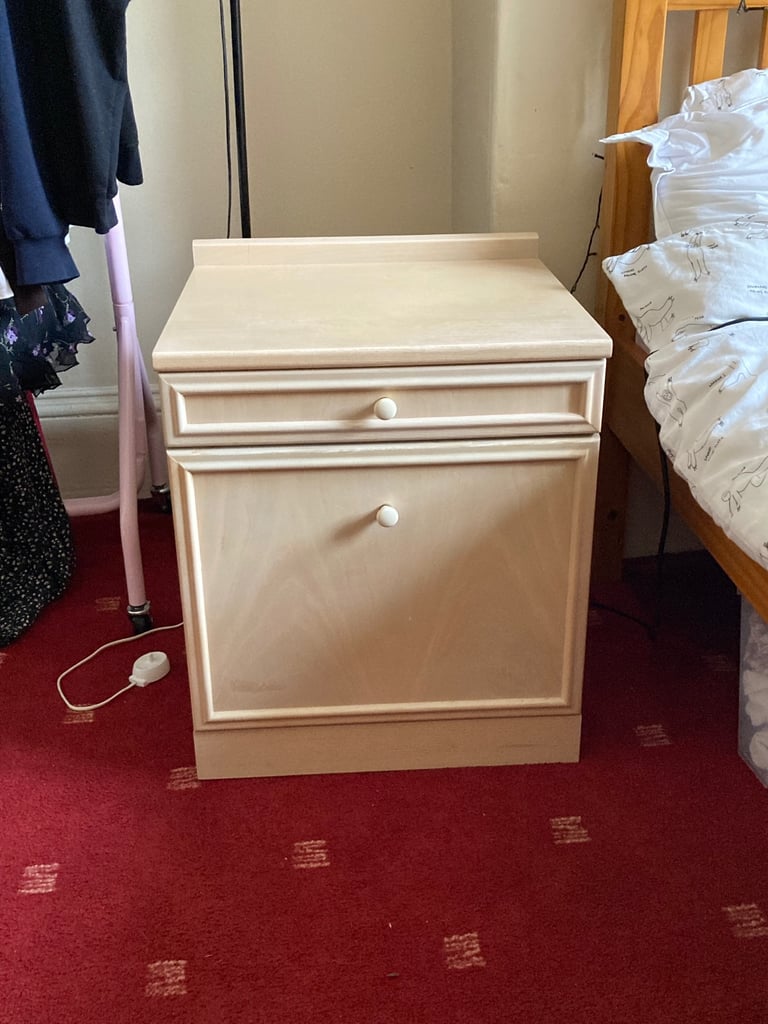 Bedroom furniture- wardrobe, dresser, bedside tables x 2