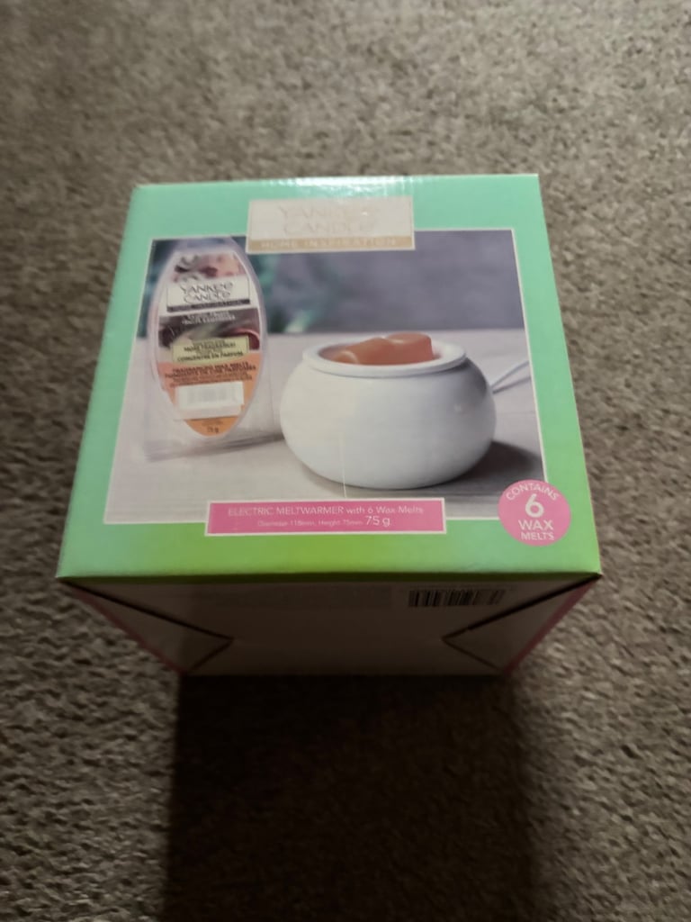 Yankee candle home inspiration electric meltwarmer with 6 wax melts