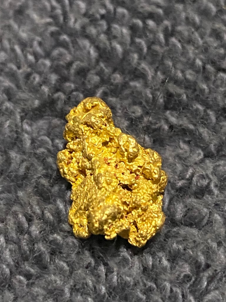 5.67g Australian raw gold nuggets 