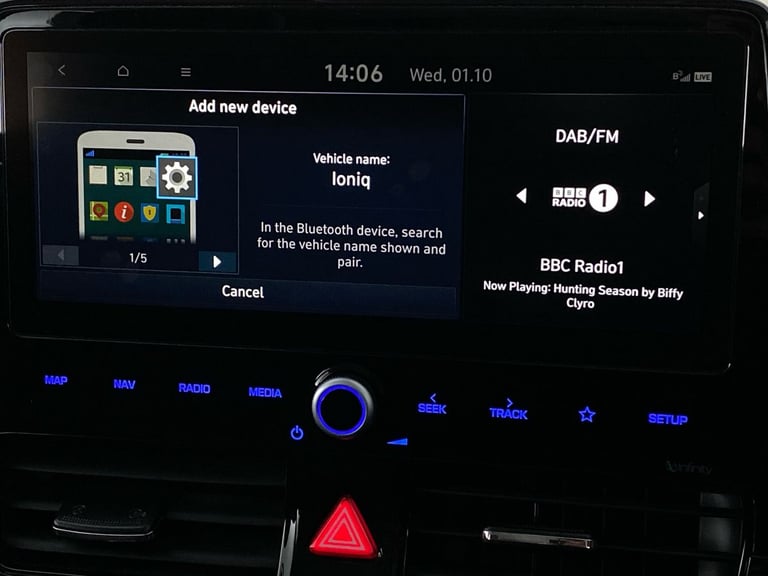 2022 Hyundai IONIQ 1.6 GDi Hybrid Premium 5dr DCT Hatchback PETROL/ELECTRIC Automatic