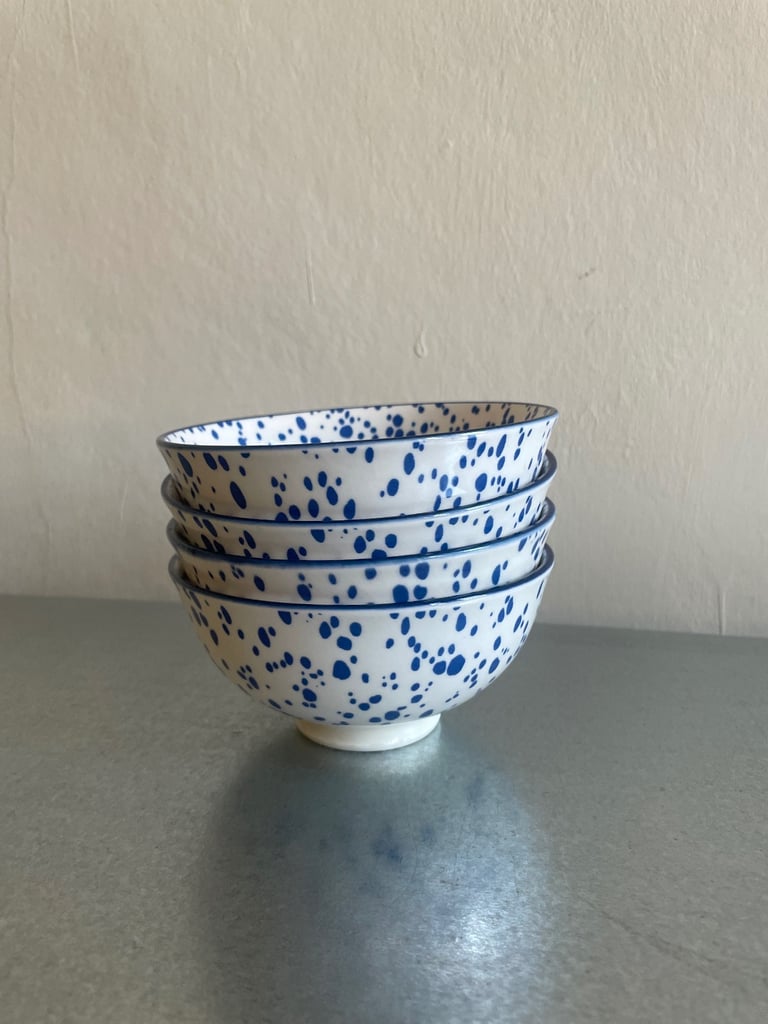 image for Ceramic vintage mid century small bowls set