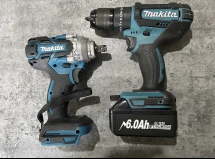 Makita Impact Driver and Combi Drill set and 6Ah Battery 