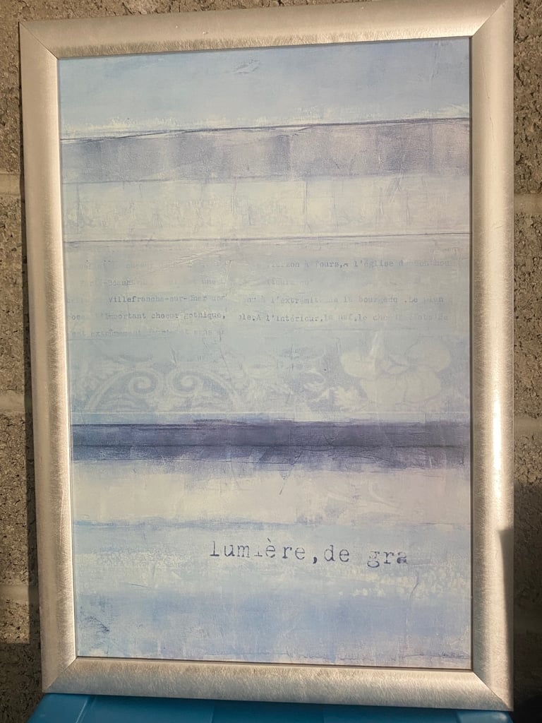 Picture framed Lumiere Composition Print by Jane Bellows