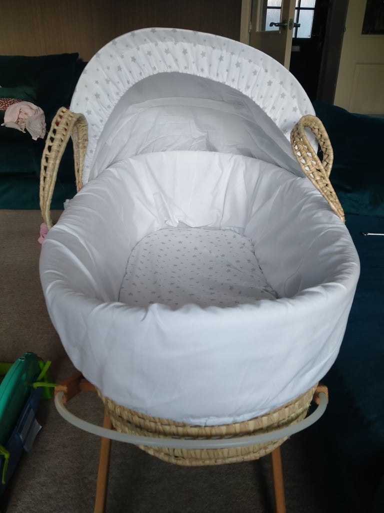 Moses basket and stand - open to sensible offers
