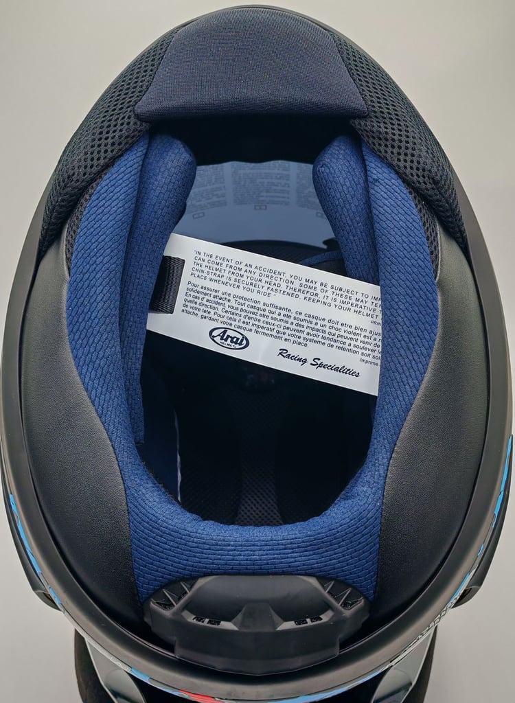 #ARAI RX-7V EVO - MOTORCYCLE HELMET - TATSUKI SUZUKI - LARGE - BRAND NEW EX-DISP