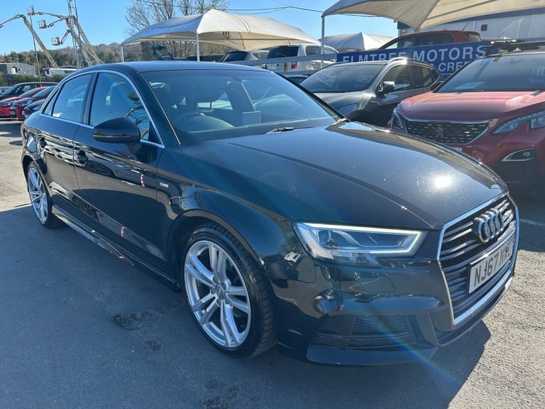 2017 Audi A3 2.0 Turbo Diesel (TDI), S Line, Saloon, 4 Door, Manual, Euro 6. Saloon Diesel Manual