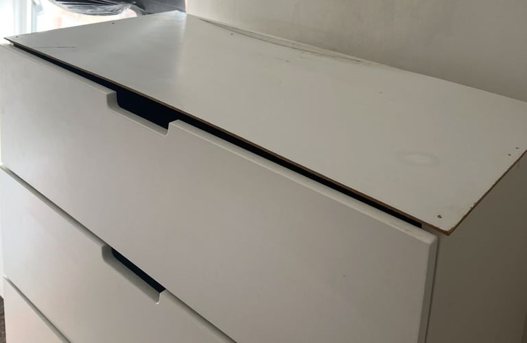 NORDLI Modular chest of 3 drawers, white  