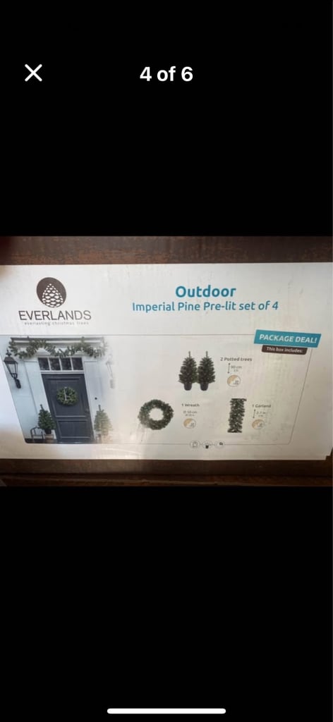 image for Christmas door decoration set 