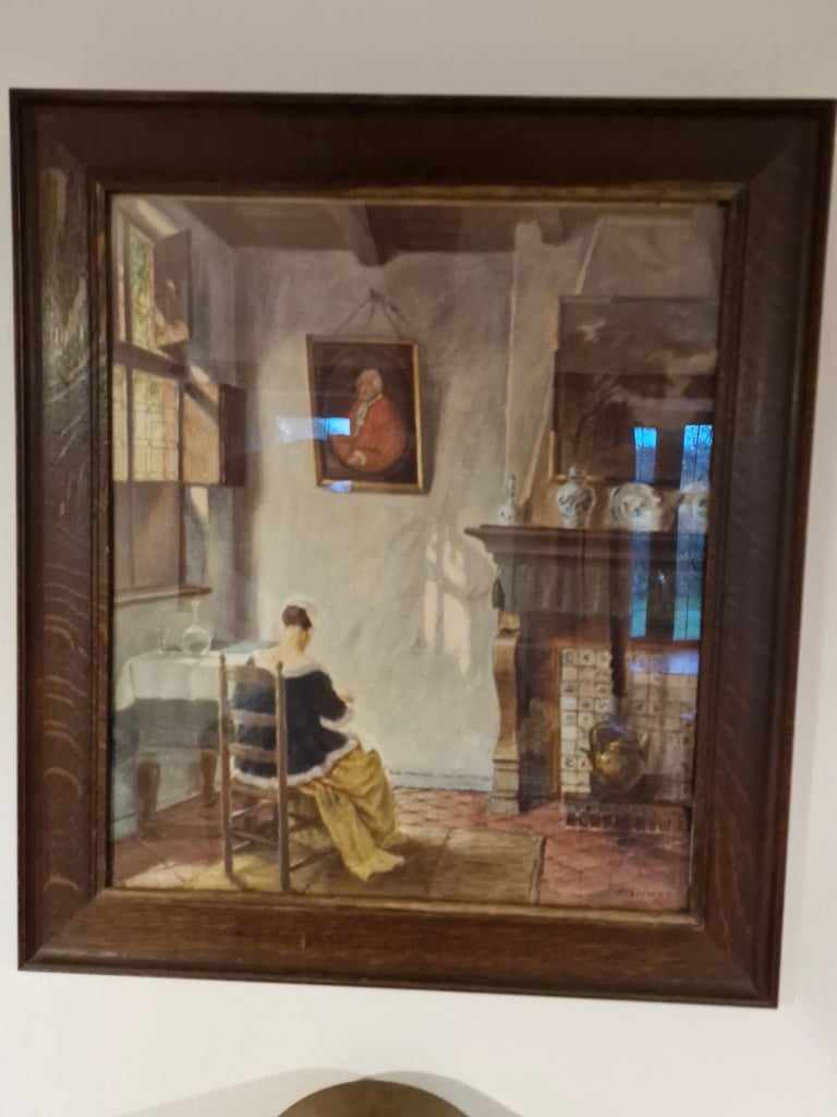 Painting - Dutch Print - Antique