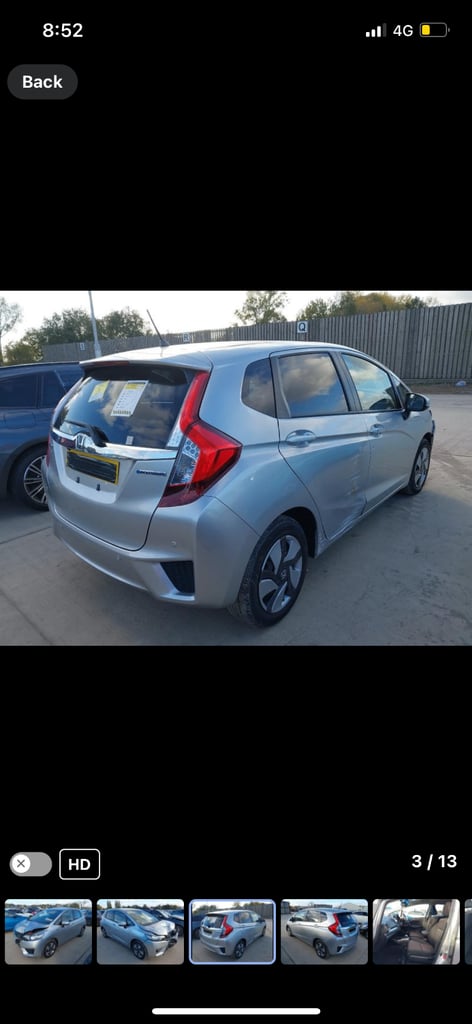 2014 Honda fit hybrid BREAKING PARTS ONLY 