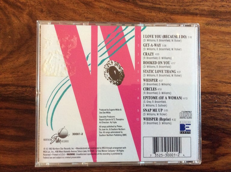 Dee Dee Wilde - Get a Way - CD Album 1982