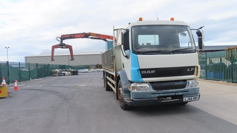 DAF TRUCKS FA LF55.220 MANUAL GEARBOX PALFINGER PK 10000 CRANE 
