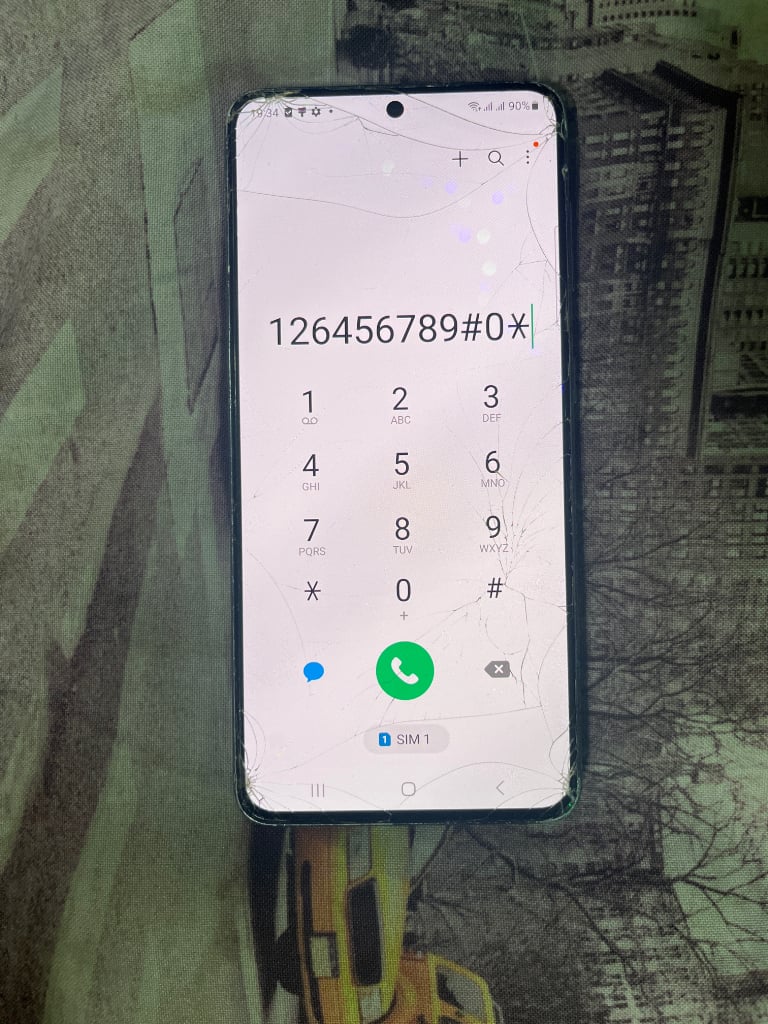 Samsung S21 5g Crack front glass 