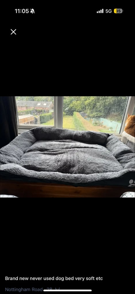 Brand new super soft large dog / cat bed £30
