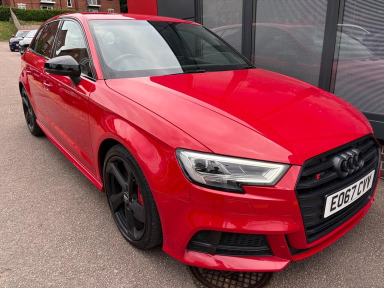 2017 Audi S3 2.0 TFSI Black Edition Sportback S Tronic quattro Euro 6 (s/s) 5dr HATCHBACK Petrol ...