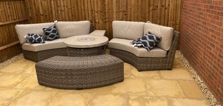 image for Sunvilla Laguna 5 piece garden set with firepit £1125