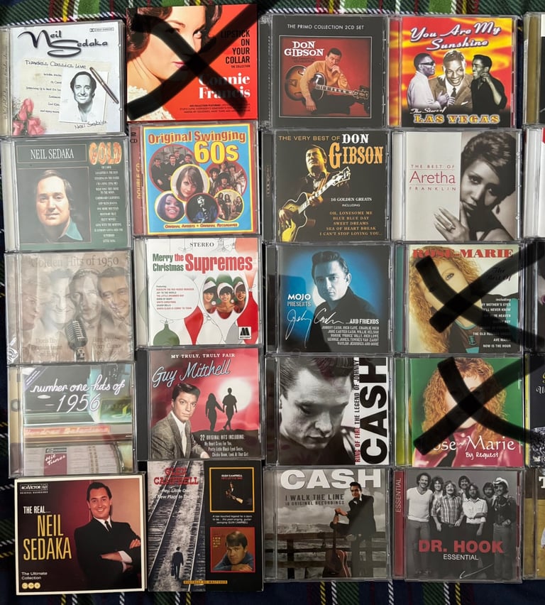 Cd Collection of goldie oldies over 350 