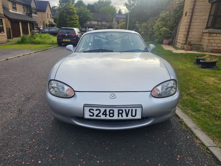 ★MAZDA MX-5 1.8 ★56K MILES! STUNNING EXAMPLE! HARDTOP+SOFTOP+ROLL CAGE, SUNLIGHT SILVER MX5 MK2 NB 