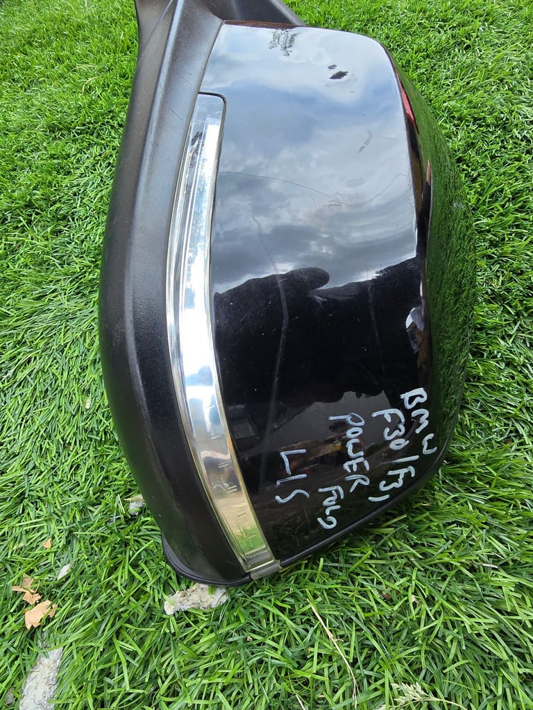 Bmw 3 Series F30 F31 Left Passenger Side DOOR MIRROR POWER FOLDING Breaking Part 5 pin