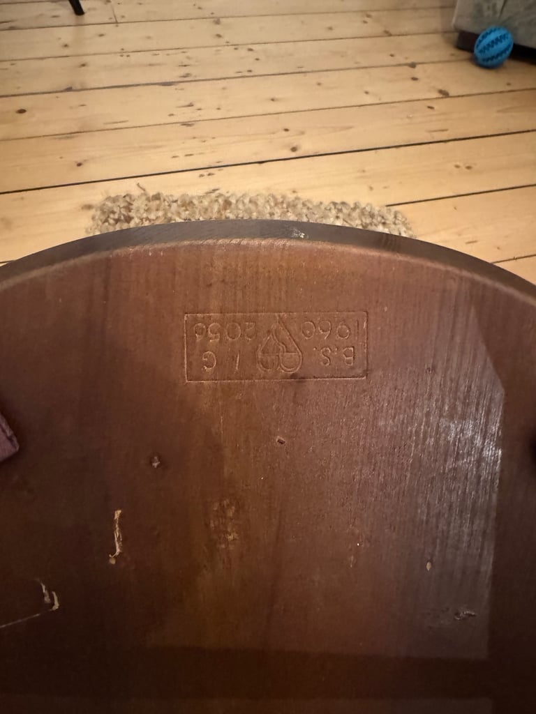 TWO ERCOL FLEUR DE LYS BOW BACK KITCHEN/DINING CHAIRS