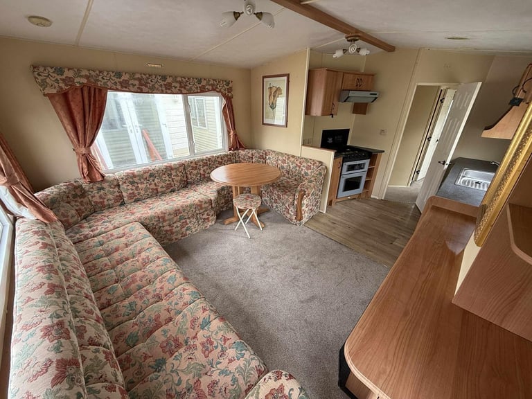 Compact 12ft wide 2 Bed Static Caravan - DG, New Carpet - Offsite Sale, Own Land