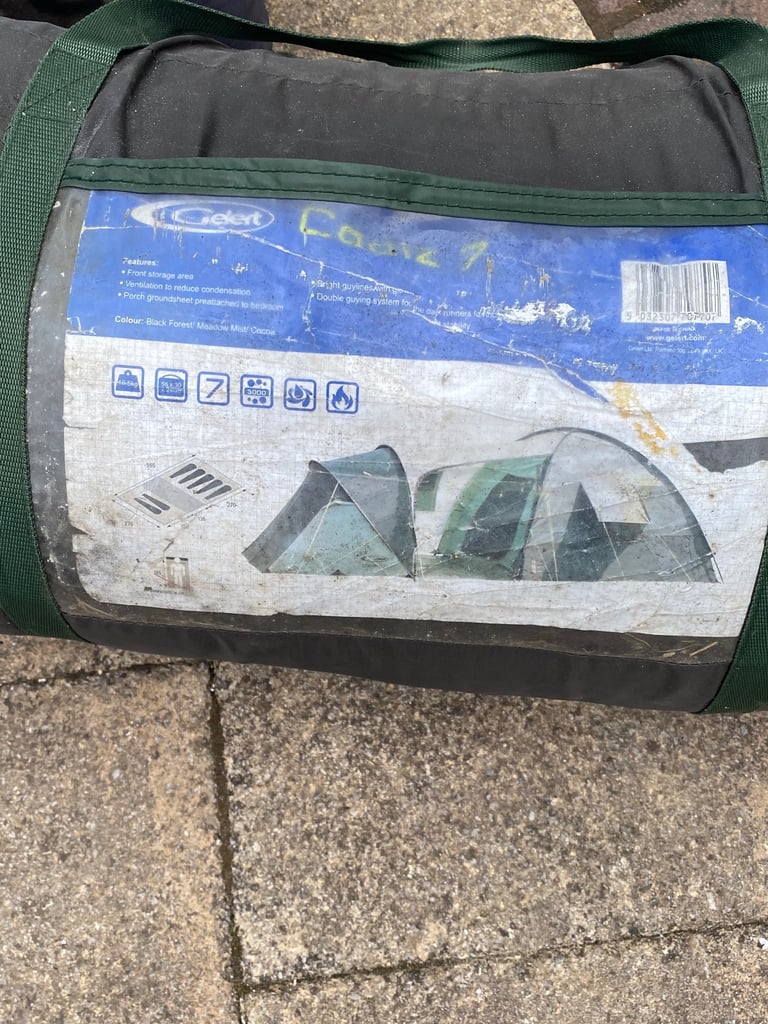Tent x 2 and camping equipment 