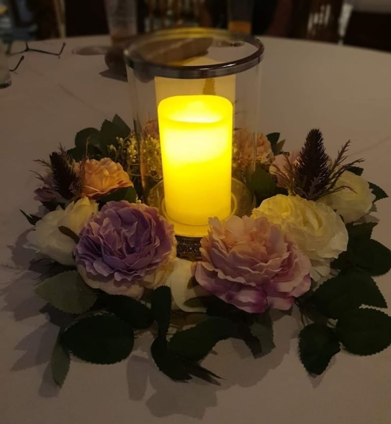 Wedding Table Floral Centrepieces 