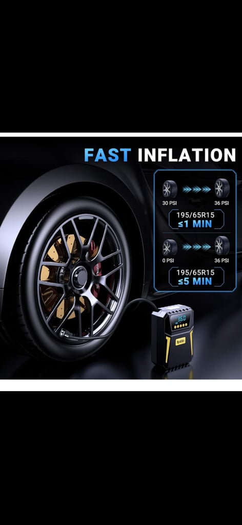 Brand New-Tyre Inflation Air Compressor 