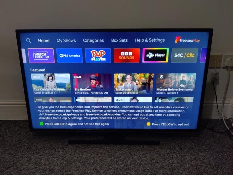 Hitachi Smart TV HDR 4K Ultra HD Led 43 inches for sale 