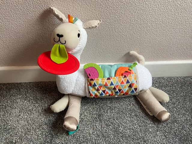 Fisher price tummy time llama shop