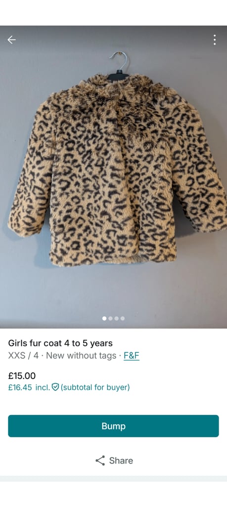 Girls winter coat 