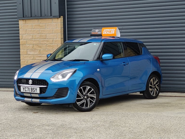 SUZUKI SWIFT; HYBRID; APPLE &amp; ANDROID CAR PLAY; BLUE; ULEZ COMPLIANT;-5 DOOR;