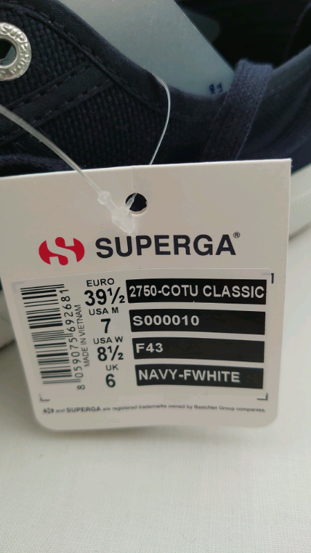 Superga 2750 Cotu Classic Trainers, Navy