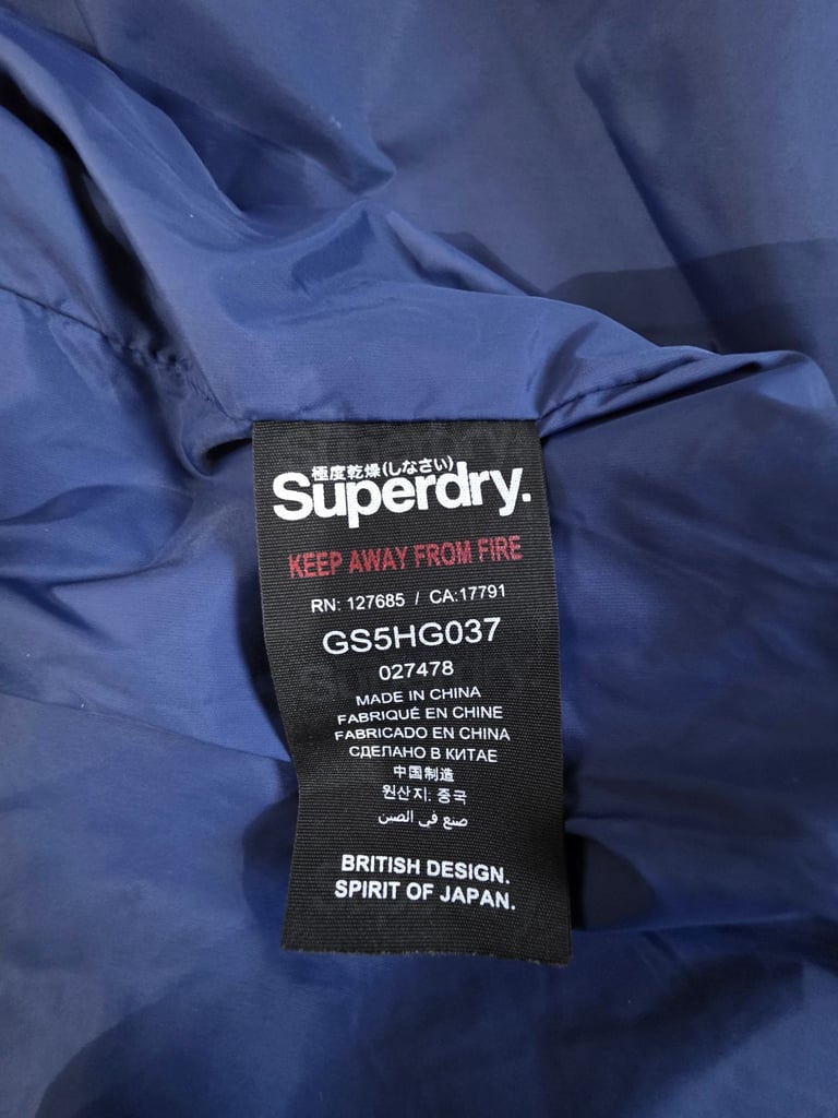 Womens premium superdry coat