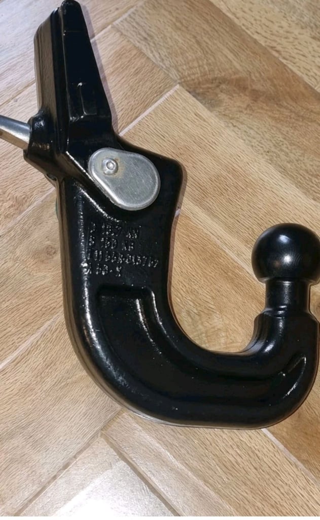 Land rover l319 l320 swan neck tow bar hitch 