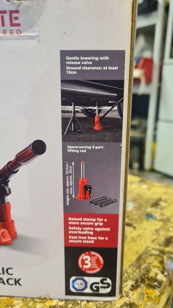 Hydraulic Bottle Jack 5T (Ultimate Speed)