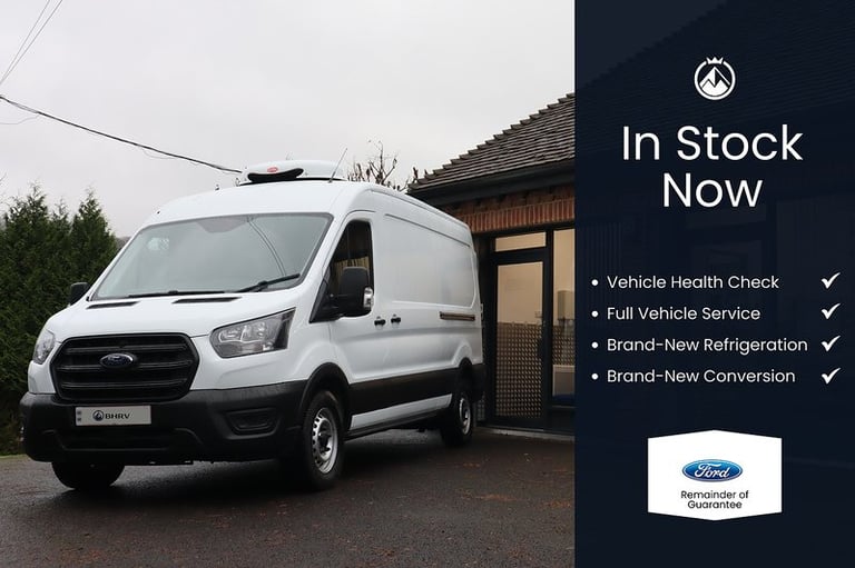 2023 Ford Transit 350 L3 H2 Leader Refrigerated Van Large Fridge Van Diesel Manual